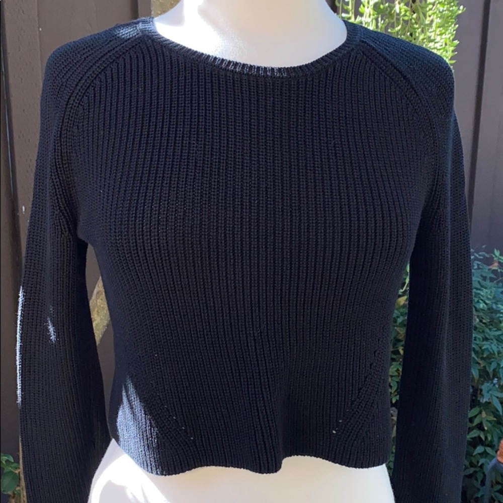 White house black market black crop sweater - Picture 4 of 5